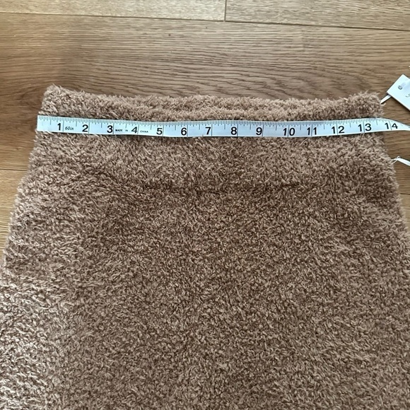 NWT YOUNG FABULOUS & BROKE FUZZY TEDDY TAN PANTS - S - Picture 5 of 7